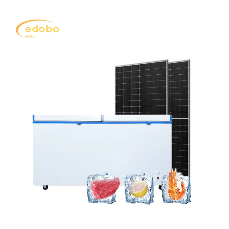 DC слънчев фризер с голям капацитет, фризер, застраховка, домашна употреба