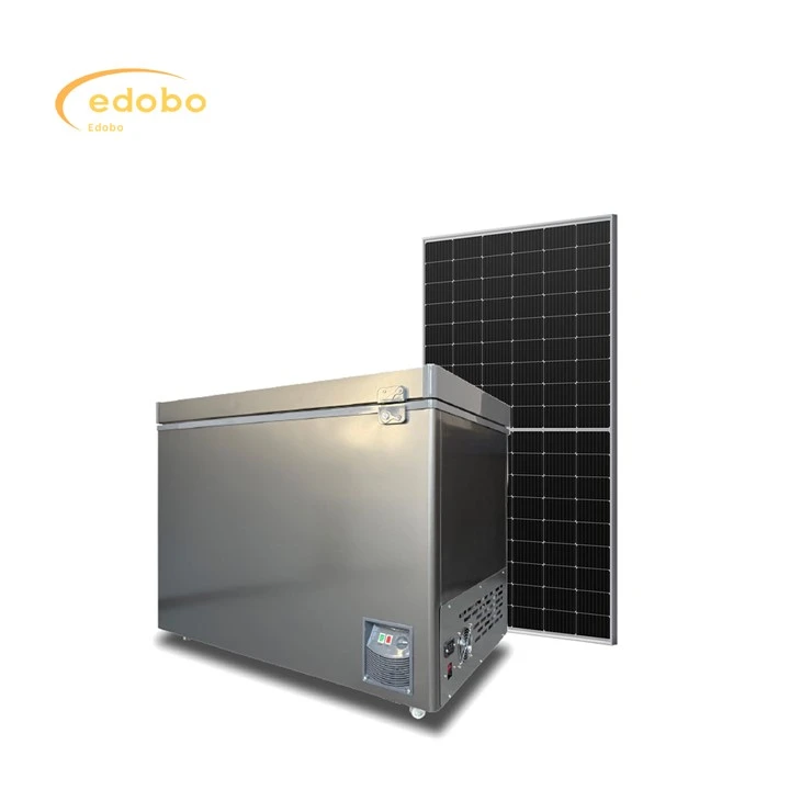 Edobo Solar AC/DC соларен хладилник с фризер за домашна употреба