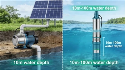 Каква е разликата между слънчевите потопяеми помпи и повърхностните помпи и з...