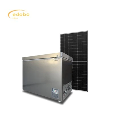 Edobo Solar AC/DC соларен хладилник с фризер за домашна употреба