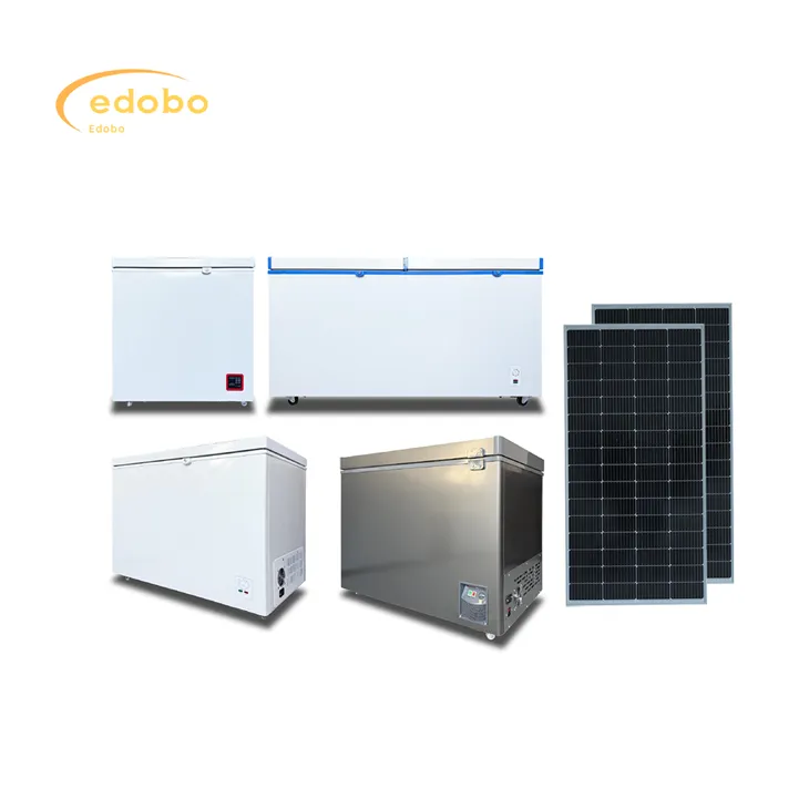 Soalr Power Freezer DC Power Compressor Battery Hoolded Comprigerator